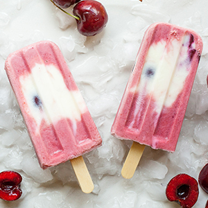 Cherry vanilla popsicle.